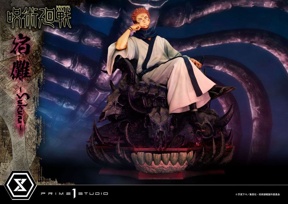 Jujutsu Kaisen Premium Masterline Series Statue Ryomen Sukuna 34cm - Scale Statue - Prime 1 Studio - Hobby Figures UK