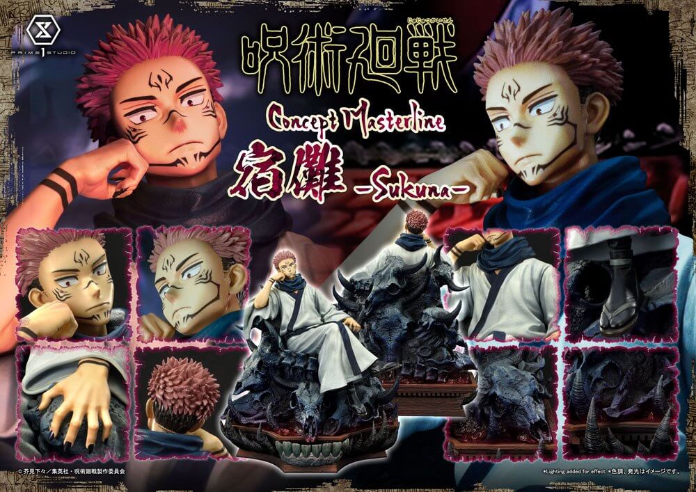 Jujutsu Kaisen Premium Masterline Series Statue Ryomen Sukuna 34cm - Scale Statue - Prime 1 Studio - Hobby Figures UK