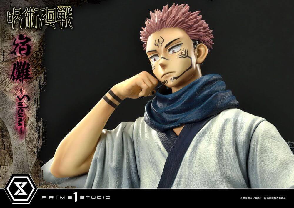 Jujutsu Kaisen Premium Masterline Series Statue Ryomen Sukuna 34cm - Scale Statue - Prime 1 Studio - Hobby Figures UK
