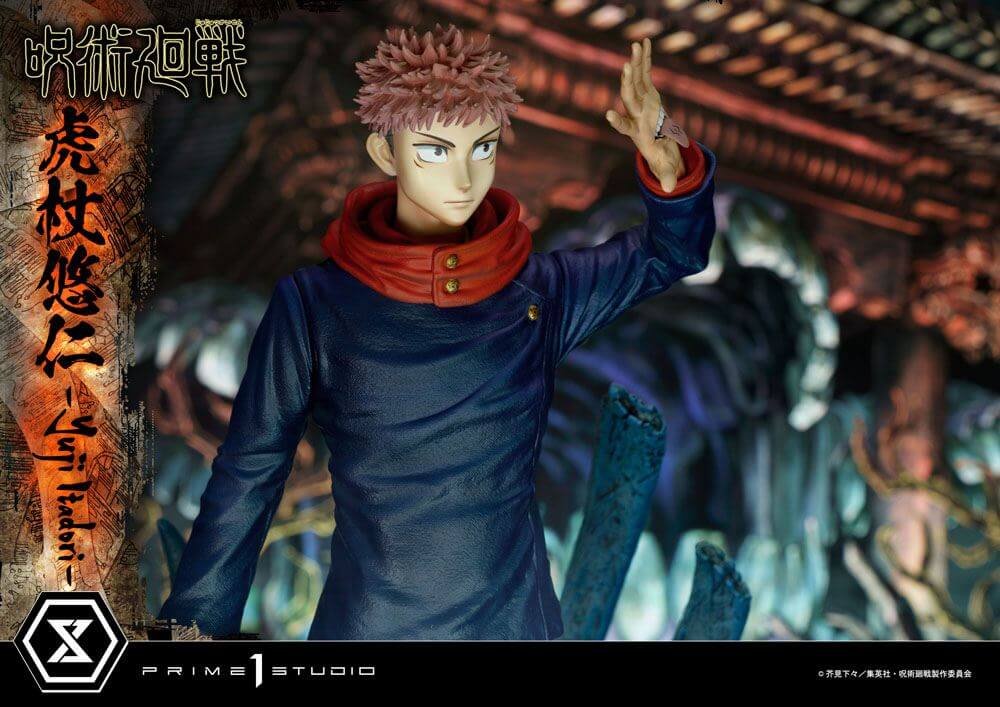 Jujutsu Kaisen Premium Masterline Series Statue Yuji Itadori 38cm - Scale Statue - Prime 1 Studio - Hobby Figures UK
