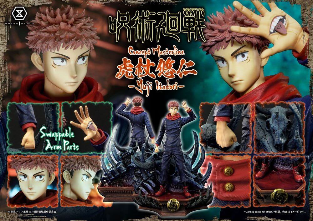 Jujutsu Kaisen Premium Masterline Series Statue Yuji Itadori 38cm - Scale Statue - Prime 1 Studio - Hobby Figures UK