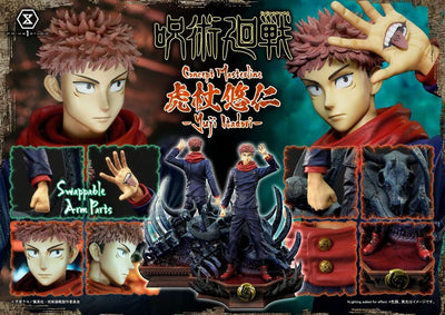 Jujutsu Kaisen Premium Masterline Series Statue Yuji Itadori 38cm - Scale Statue - Prime 1 Studio - Hobby Figures UK