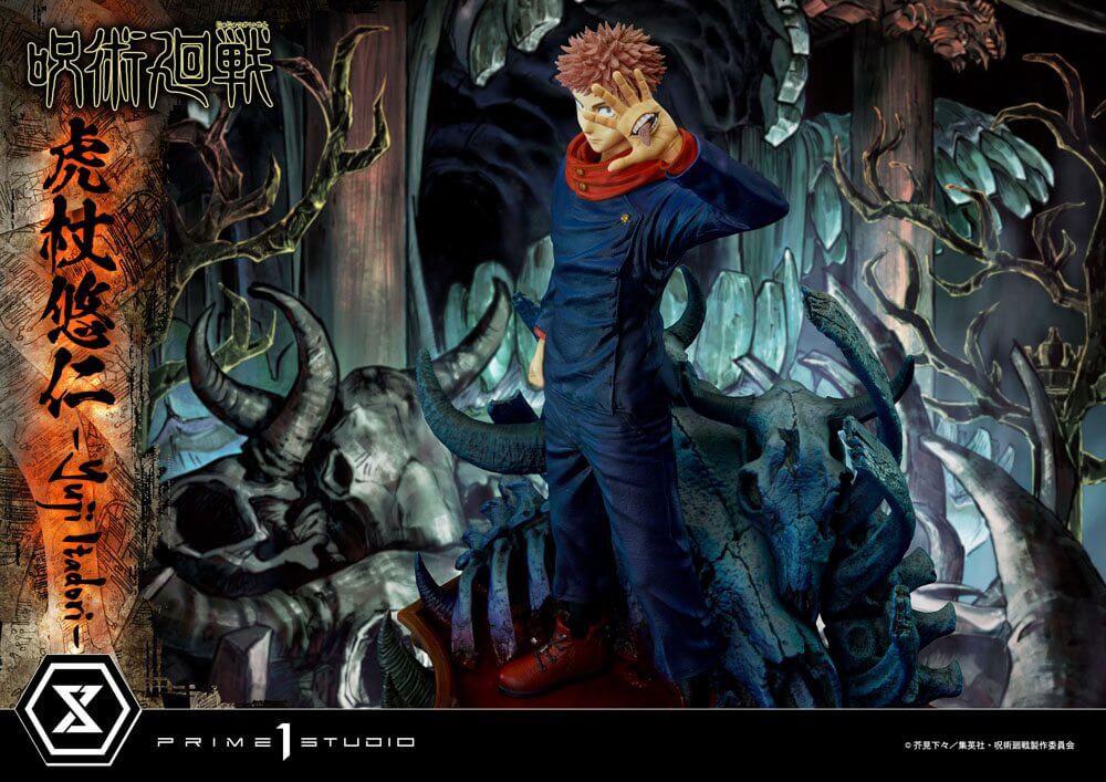 Jujutsu Kaisen Premium Masterline Series Statue Yuji Itadori 38cm - Scale Statue - Prime 1 Studio - Hobby Figures UK