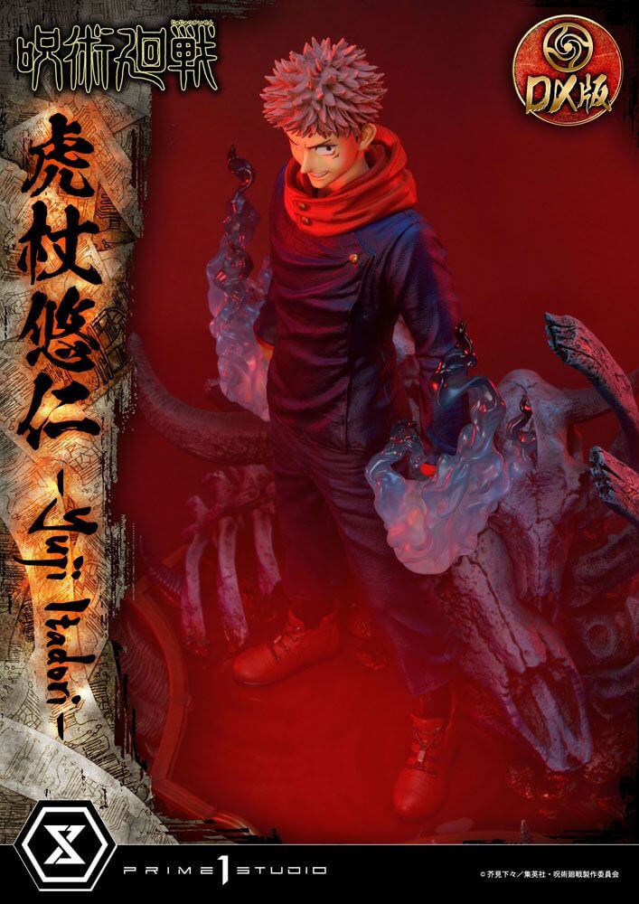 Jujutsu Kaisen Premium Masterline Series Statue Yuji Itadori Deluxe Version 38cm - Scale Statue - Prime 1 Studio - Hobby Figures UK