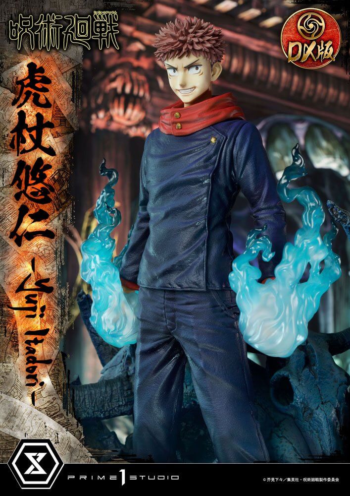 Jujutsu Kaisen Premium Masterline Series Statue Yuji Itadori Deluxe Version 38cm - Scale Statue - Prime 1 Studio - Hobby Figures UK