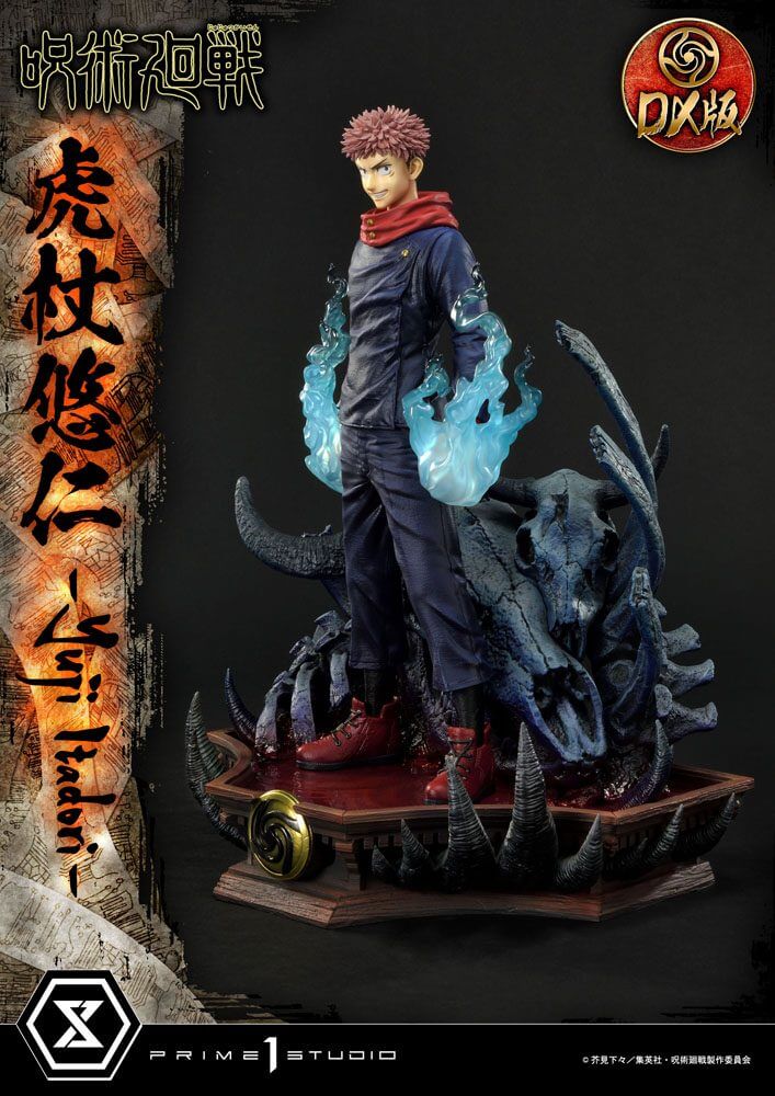 Jujutsu Kaisen Premium Masterline Series Statue Yuji Itadori Deluxe Version 38cm - Scale Statue - Prime 1 Studio - Hobby Figures UK
