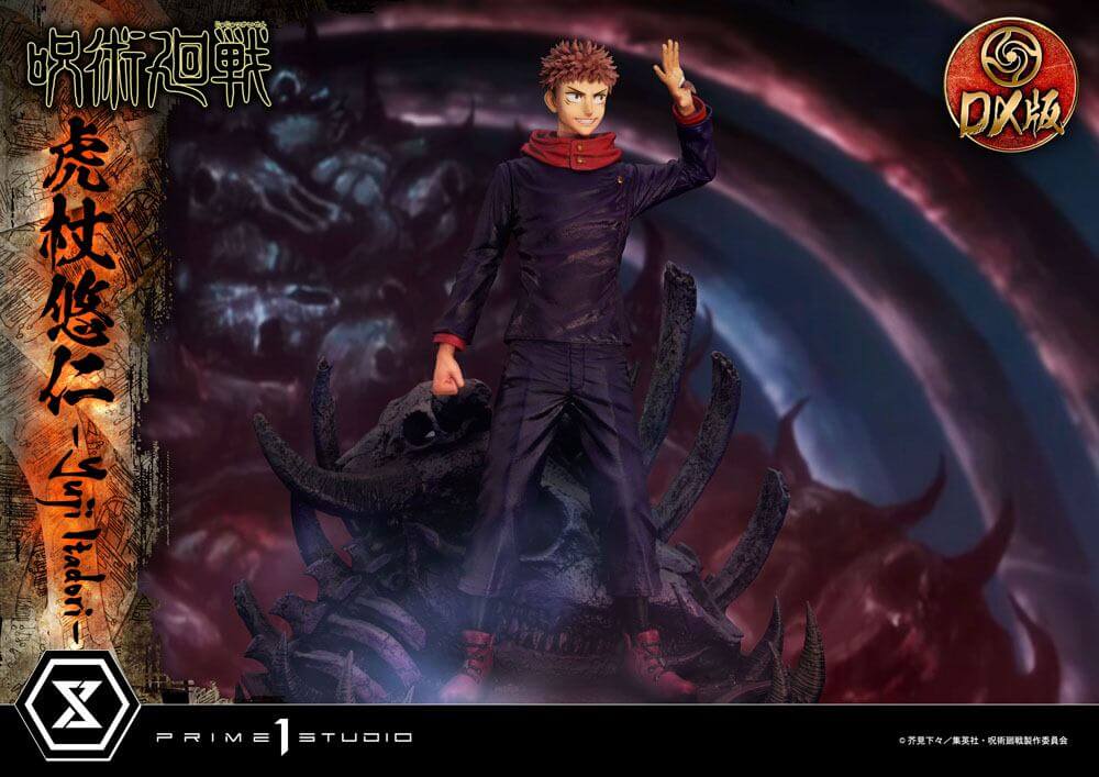 Jujutsu Kaisen Premium Masterline Series Statue Yuji Itadori Deluxe Version 38cm - Scale Statue - Prime 1 Studio - Hobby Figures UK
