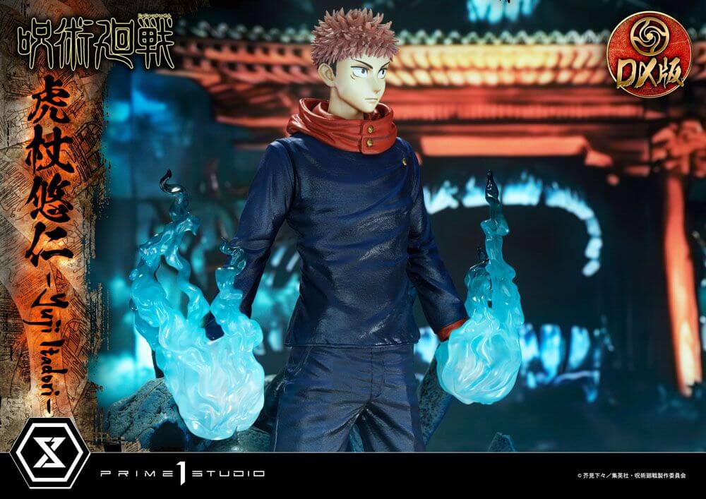 Jujutsu Kaisen Premium Masterline Series Statue Yuji Itadori Deluxe Version 38cm - Scale Statue - Prime 1 Studio - Hobby Figures UK