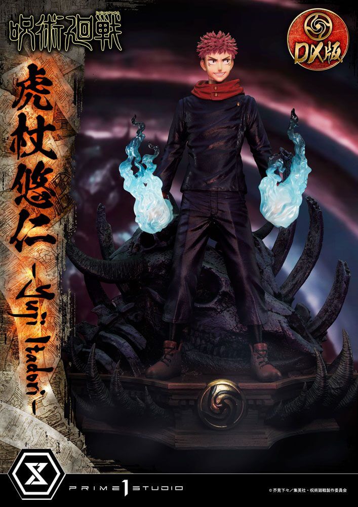 Jujutsu Kaisen Premium Masterline Series Statue Yuji Itadori Deluxe Version 38cm - Scale Statue - Prime 1 Studio - Hobby Figures UK