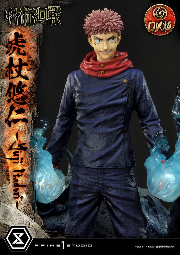Jujutsu Kaisen Premium Masterline Series Statue Yuji Itadori Deluxe Version 38cm - Scale Statue - Prime 1 Studio - Hobby Figures UK