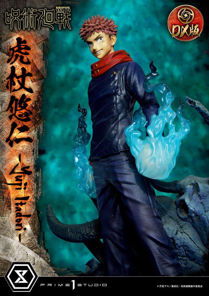 Jujutsu Kaisen Premium Masterline Series Statue Yuji Itadori Deluxe Version 38cm - Scale Statue - Prime 1 Studio - Hobby Figures UK