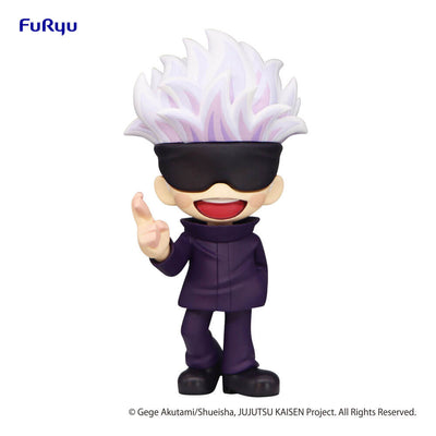 Jujutsu Kaisen Toonize PVC Statue Satoru Gojo Cartoon Colour Ver. 14cm - Mini Figures - Furyu - Hobby Figures UK