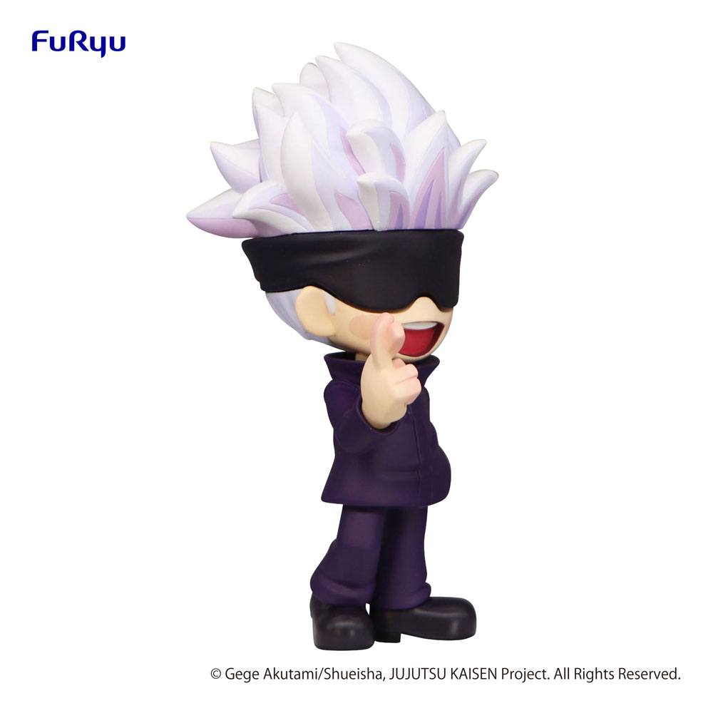 Jujutsu Kaisen Toonize PVC Statue Satoru Gojo Cartoon Colour Ver. 14cm - Mini Figures - Furyu - Hobby Figures UK