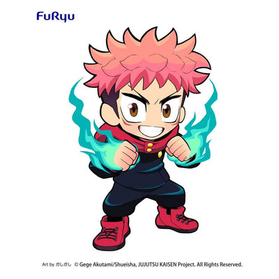 Jujutsu Kaisen Toonize PVC Statue Yuji Itadori Cartoon Colour Ver. 13cm - Mini Figures - Furyu - Hobby Figures UK