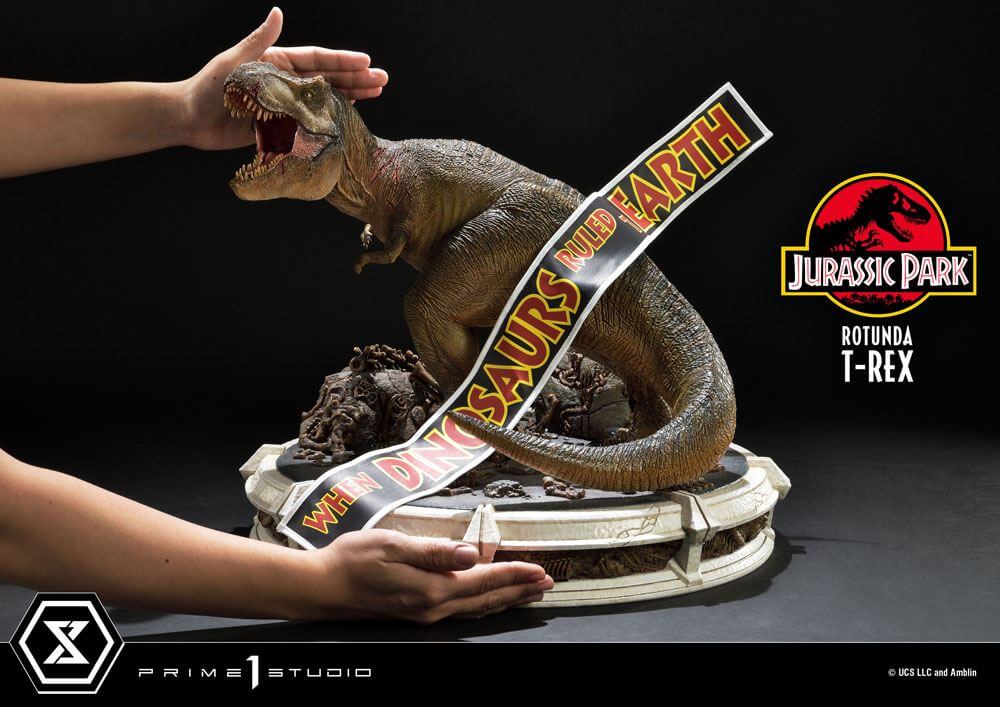 Jurassic Park Statue 1/6 Rotunda T-Rex 37cm - Scale Statue - Prime 1 Studio - Hobby Figures UK