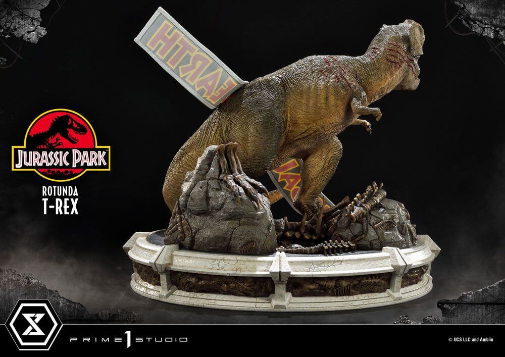 Jurassic Park Statue 1/6 Rotunda T-Rex 37cm - Scale Statue - Prime 1 Studio - Hobby Figures UK