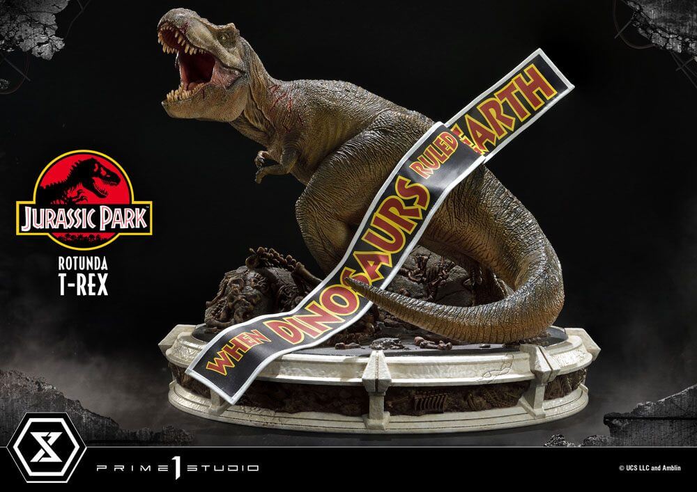 Jurassic Park Statue 1/6 Rotunda T-Rex 37cm - Scale Statue - Prime 1 Studio - Hobby Figures UK