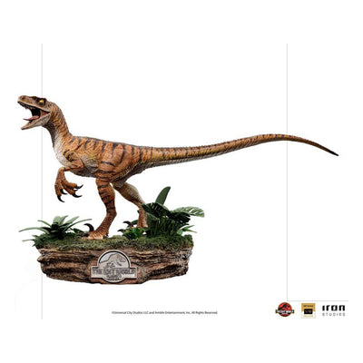Jurassic World The Lost World Deluxe Art Scale Statue 1/10 Velociraptor 18cm - Scale Statue - Iron Studios - Hobby Figures UK