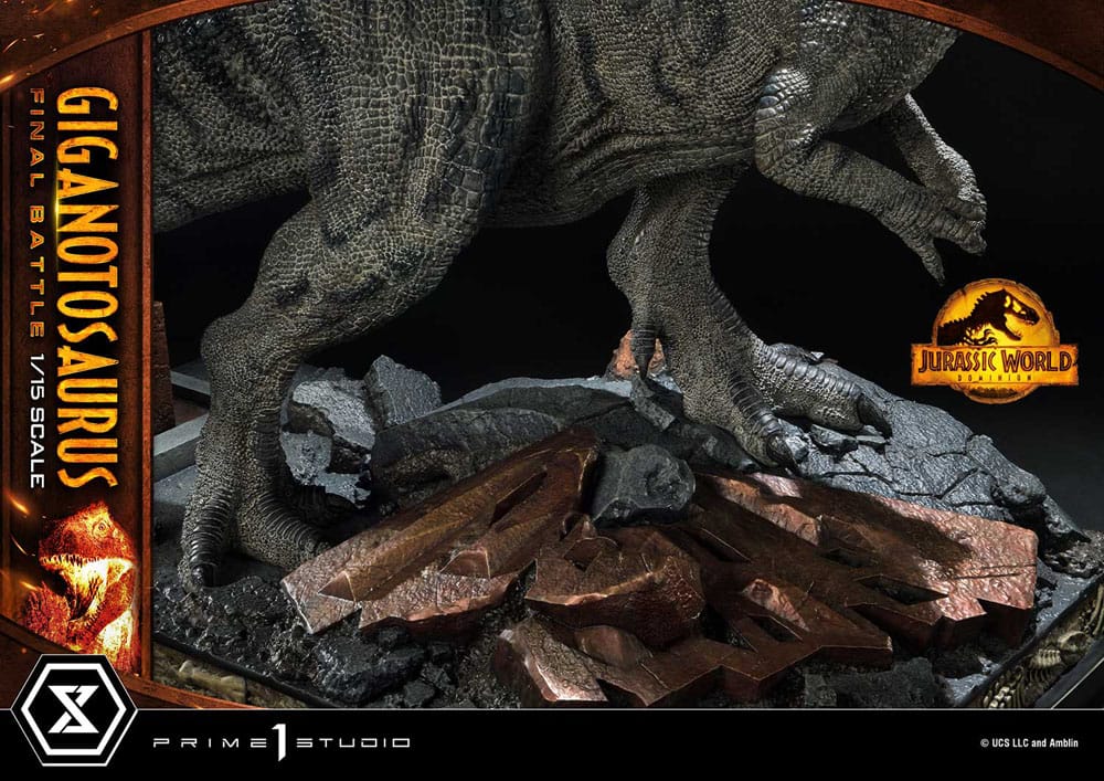 Jurassic World: Dominion Legacy Museum Collection Statue 1/15 Giganotosaurus Final Battle Regular Version 48cm - Scale Statue - Prime 1 Studio - Hobby Figures UK