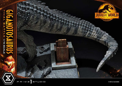 Jurassic World: Dominion Legacy Museum Collection Statue 1/15 Giganotosaurus Final Battle Regular Version 48cm - Scale Statue - Prime 1 Studio - Hobby Figures UK