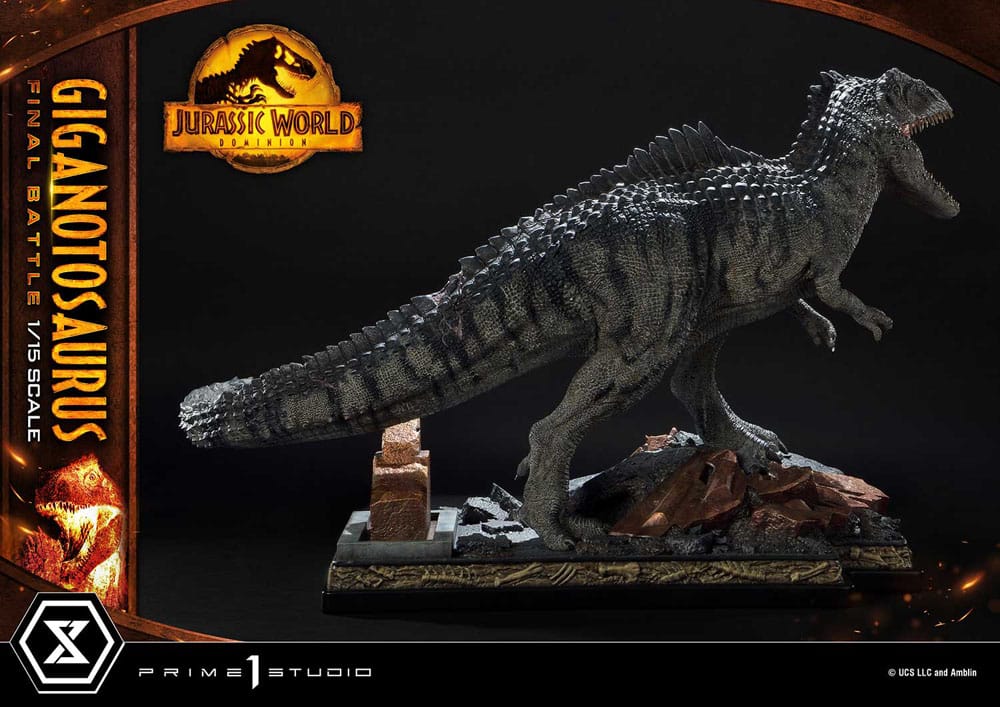 Jurassic World: Dominion Legacy Museum Collection Statue 1/15 Giganotosaurus Final Battle Regular Version 48cm - Scale Statue - Prime 1 Studio - Hobby Figures UK