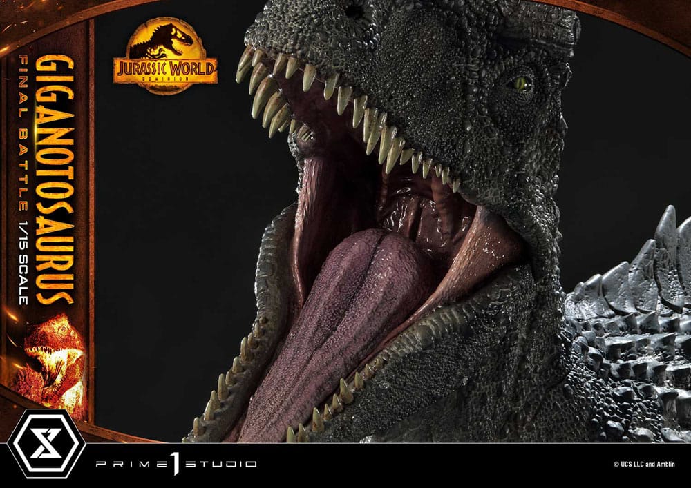 Jurassic World: Dominion Legacy Museum Collection Statue 1/15 Giganotosaurus Final Battle Regular Version 48cm - Scale Statue - Prime 1 Studio - Hobby Figures UK