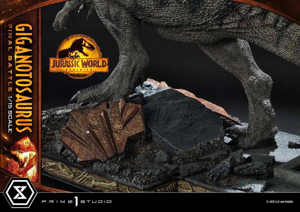 Jurassic World: Dominion Legacy Museum Collection Statue 1/15 Giganotosaurus Final Battle Regular Version 48cm - Scale Statue - Prime 1 Studio - Hobby Figures UK