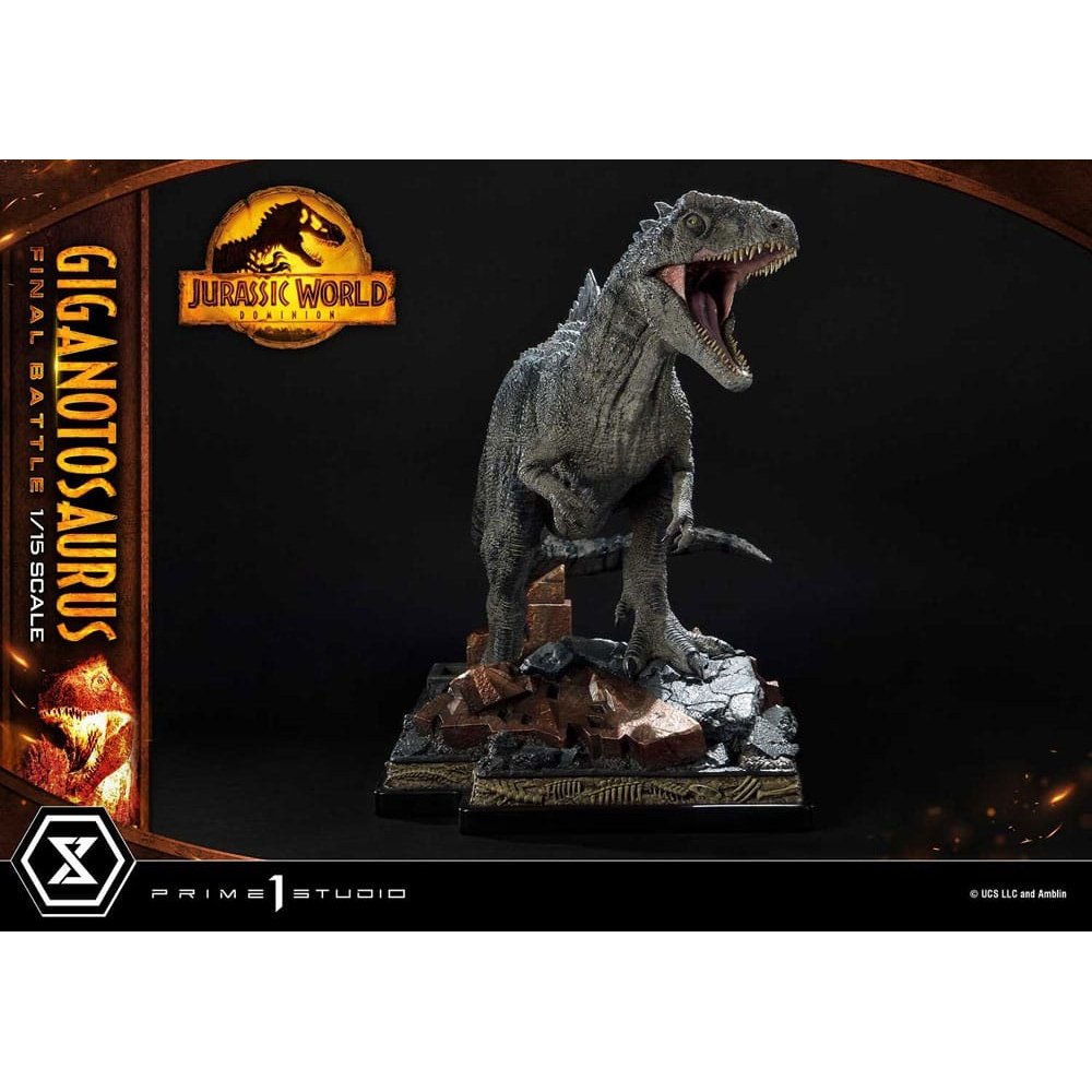 Jurassic World: Dominion Legacy Museum Collection Statue 1/15 Giganotosaurus Final Battle Regular Version 48cm - Scale Statue - Prime 1 Studio - Hobby Figures UK