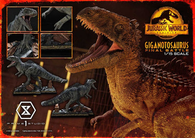 Jurassic World: Dominion Legacy Museum Collection Statue 1/15 Giganotosaurus Final Battle Regular Version 48cm - Scale Statue - Prime 1 Studio - Hobby Figures UK