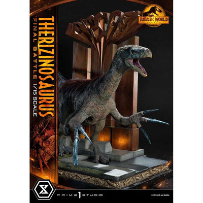 Jurassic World: Dominion Legacy Museum Collection Statue 1/15 Therizinosaurus Final Battle Bonus Version 55cm - Scale Statue - Prime 1 Studio - Hobby Figures UK