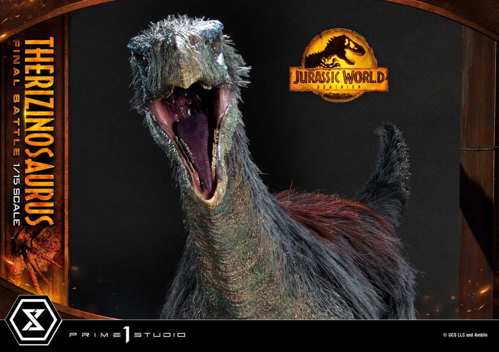 Jurassic World: Dominion Legacy Museum Collection Statue 1/15 Therizinosaurus Final Battle Bonus Version 55cm - Scale Statue - Prime 1 Studio - Hobby Figures UK