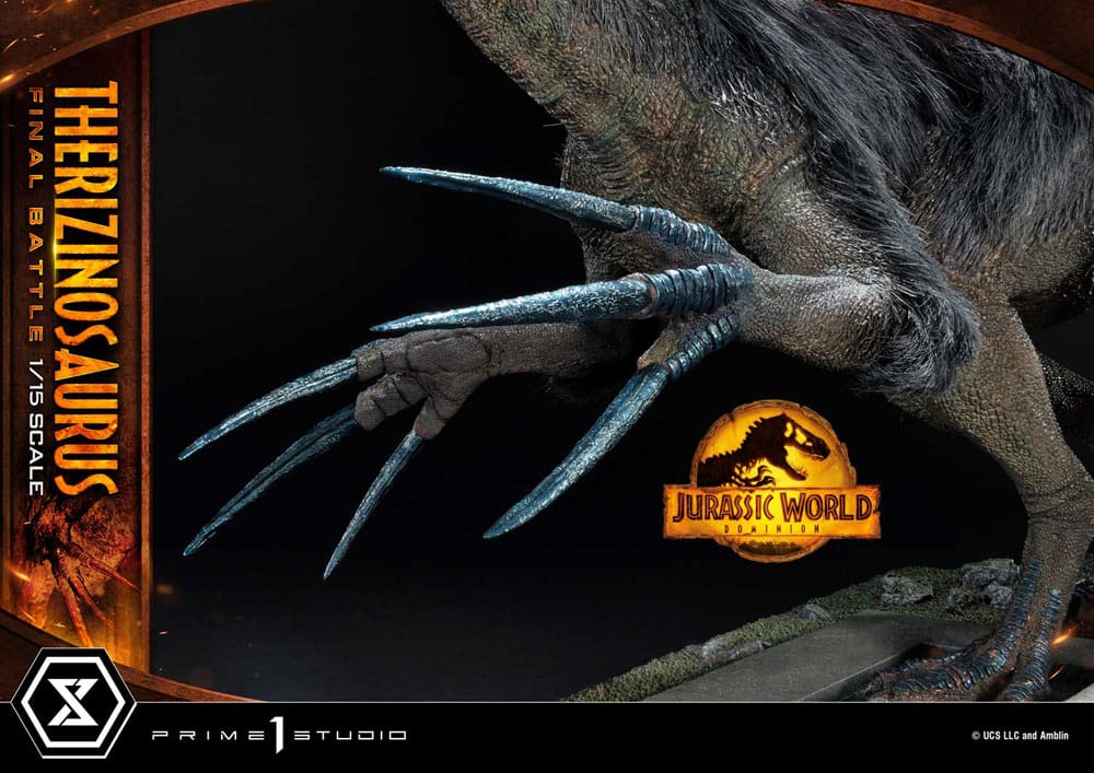 Jurassic World: Dominion Legacy Museum Collection Statue 1/15 Therizinosaurus Final Battle Bonus Version 55cm - Scale Statue - Prime 1 Studio - Hobby Figures UK