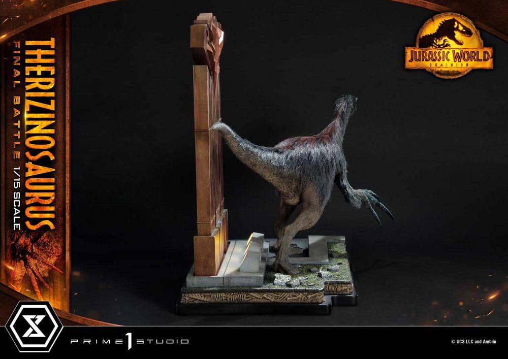 Jurassic World: Dominion Legacy Museum Collection Statue 1/15 Therizinosaurus Final Battle Bonus Version 55cm - Scale Statue - Prime 1 Studio - Hobby Figures UK