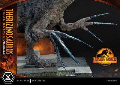 Jurassic World: Dominion Legacy Museum Collection Statue 1/15 Therizinosaurus Final Battle Bonus Version 55cm - Scale Statue - Prime 1 Studio - Hobby Figures UK