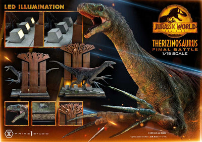 Jurassic World: Dominion Legacy Museum Collection Statue 1/15 Therizinosaurus Final Battle Bonus Version 55cm - Scale Statue - Prime 1 Studio - Hobby Figures UK