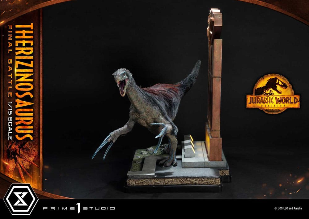 Jurassic World: Dominion Legacy Museum Collection Statue 1/15 Therizinosaurus Final Battle Bonus Version 55cm - Scale Statue - Prime 1 Studio - Hobby Figures UK