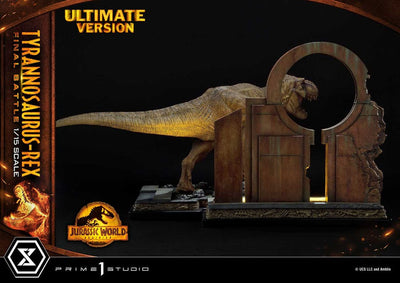 Jurassic World: Dominion Legacy Museum Collection Statue 1/15 Tyrannosaurus-Rex Final Battle Ultimate Version 38cm - Scale Statue - Prime 1 Studio - Hobby Figures UK