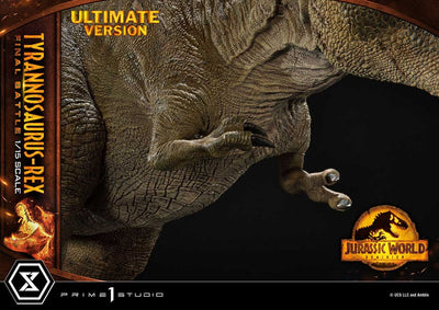 Jurassic World: Dominion Legacy Museum Collection Statue 1/15 Tyrannosaurus-Rex Final Battle Ultimate Version 38cm - Scale Statue - Prime 1 Studio - Hobby Figures UK