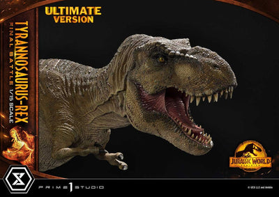 Jurassic World: Dominion Legacy Museum Collection Statue 1/15 Tyrannosaurus-Rex Final Battle Ultimate Version 38cm - Scale Statue - Prime 1 Studio - Hobby Figures UK