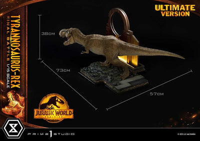 Jurassic World: Dominion Legacy Museum Collection Statue 1/15 Tyrannosaurus-Rex Final Battle Ultimate Version 38cm - Scale Statue - Prime 1 Studio - Hobby Figures UK