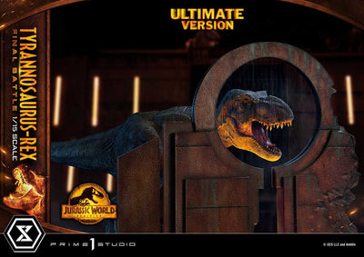 Jurassic World: Dominion Legacy Museum Collection Statue 1/15 Tyrannosaurus-Rex Final Battle Ultimate Version 38cm - Scale Statue - Prime 1 Studio - Hobby Figures UK