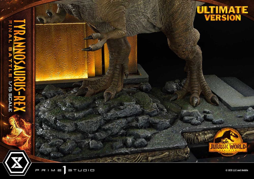 Jurassic World Dominion Legacy Museum Collection Statue 115 Tyrannosaurus Rex Final Battle