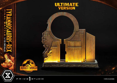 Jurassic World: Dominion Legacy Museum Collection Statue 1/15 Tyrannosaurus-Rex Final Battle Ultimate Version 38cm - Scale Statue - Prime 1 Studio - Hobby Figures UK