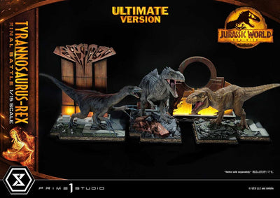 Jurassic World: Dominion Legacy Museum Collection Statue 1/15 Tyrannosaurus-Rex Final Battle Ultimate Version 38cm - Scale Statue - Prime 1 Studio - Hobby Figures UK