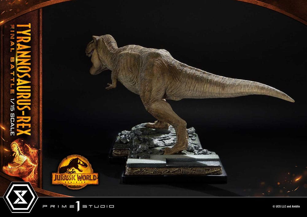 Jurassic World: Dominion Legacy Museum Collection Statue 1/15 Tyrannosaurus-Rex Final Battle Ultimate Version 38cm - Scale Statue - Prime 1 Studio - Hobby Figures UK