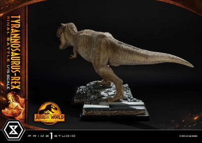 Jurassic World: Dominion Legacy Museum Collection Statue 1/15 Tyrannosaurus-Rex Final Battle Ultimate Version 38cm - Scale Statue - Prime 1 Studio - Hobby Figures UK