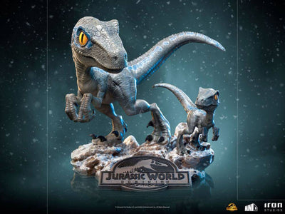Jurassic World Dominion Mini Co. PVC Figure Blue and Beta 13cm - Mini Figures - Iron Studios - Hobby Figures UK