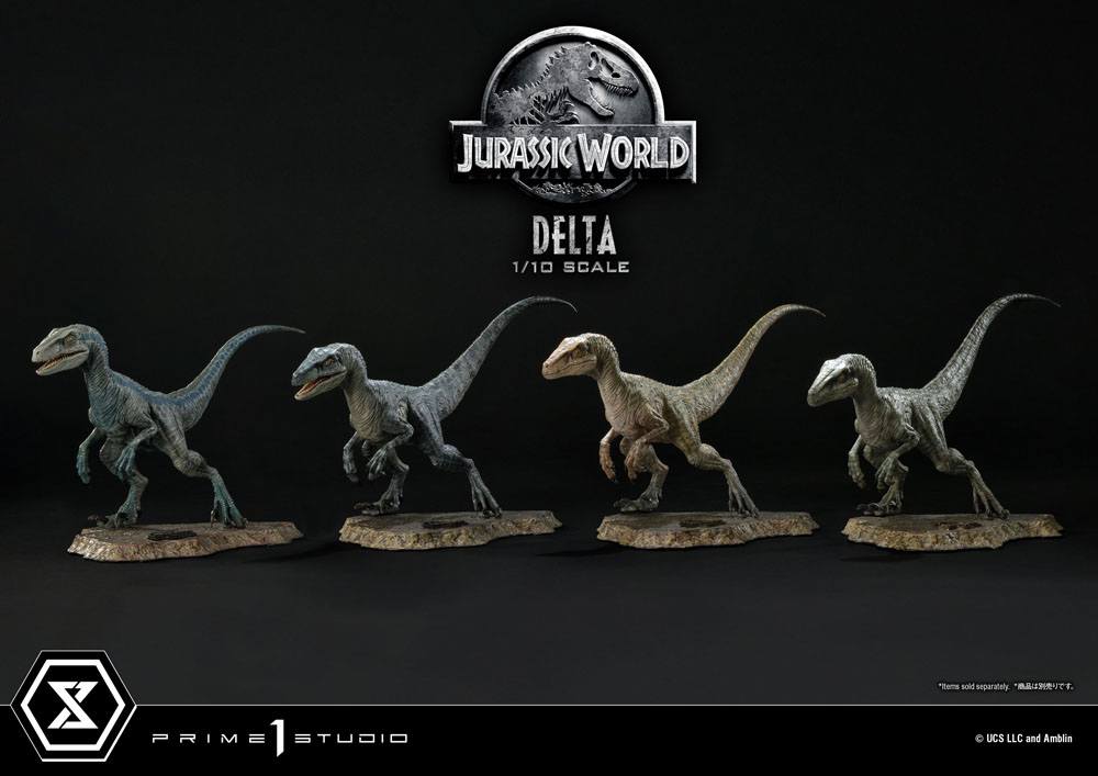 Jurassic World: Fallen Kingdom Prime Collectibles Statue 1/10 Delta 17cm - Scale Statue - Prime 1 Studio - Hobby Figures UK