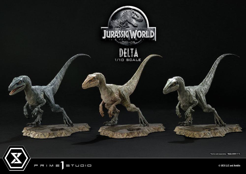Jurassic World: Fallen Kingdom Prime Collectibles Statue 1/10 Delta 17cm - Scale Statue - Prime 1 Studio - Hobby Figures UK