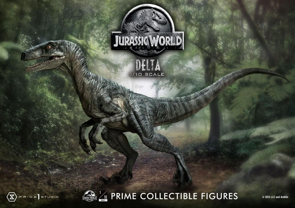 Jurassic World: Fallen Kingdom Prime Collectibles Statue 1/10 Delta 17cm - Scale Statue - Prime 1 Studio - Hobby Figures UK